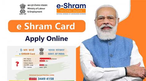Sep 14, 2023 · Benefits of the E-Shram Card. 1. Access to Social Welfare Schemes. One of the primary benefits of the E-Shram Card is that it grants workers access to a wide range of social welfare schemes. These schemes include health insurance, disability benefits, and educational assistance for the worker’s children. This card serves as proof of identity ... 